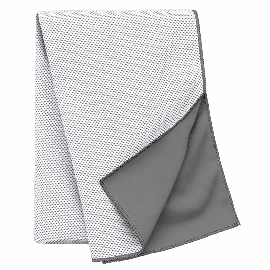Afkoelende sporthanddoek - 100 cm x 30 cm, icy white — productfoto 8