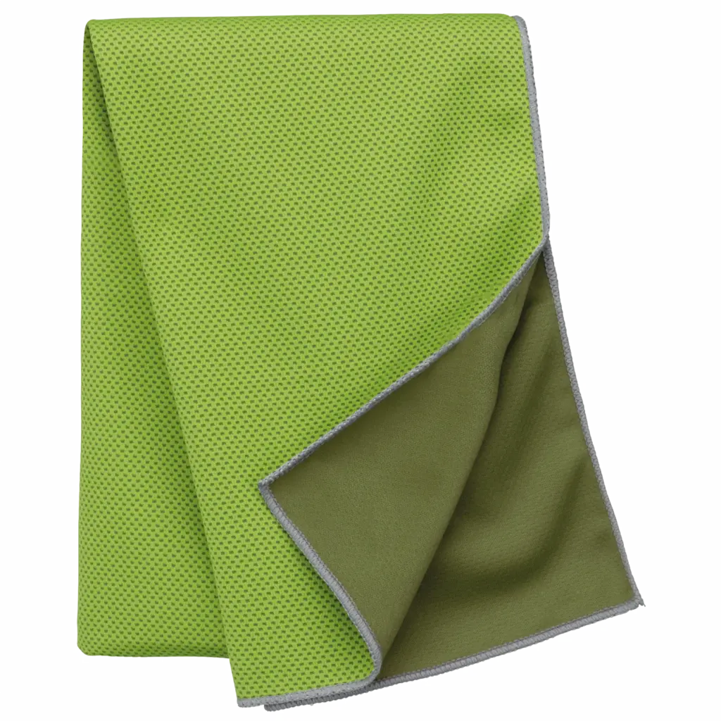 Afkoelende sporthanddoek - 100 cm x 30 cm, lime — productfoto 9