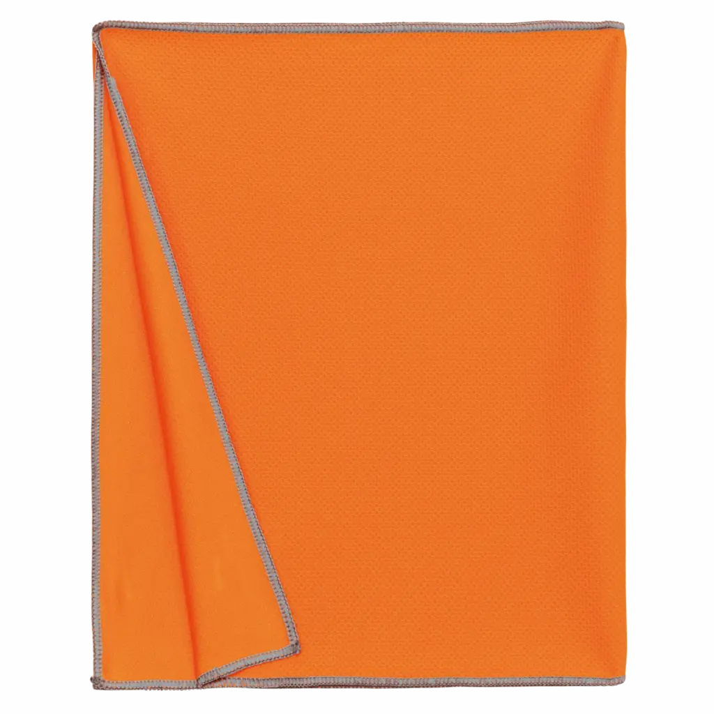 Afkoelende sporthanddoek - 100 cm x 30 cm, orange — productfoto 11