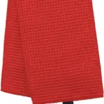 PS_PA579_RED - Hidalgo Golfhanddoek met honinggraatstructuur - 50 x 40 cm — productfoto 7