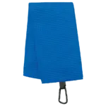 Golfhanddoek met honinggraatstructuur  - 50 x 40 cm, light royal blue — productfoto 5