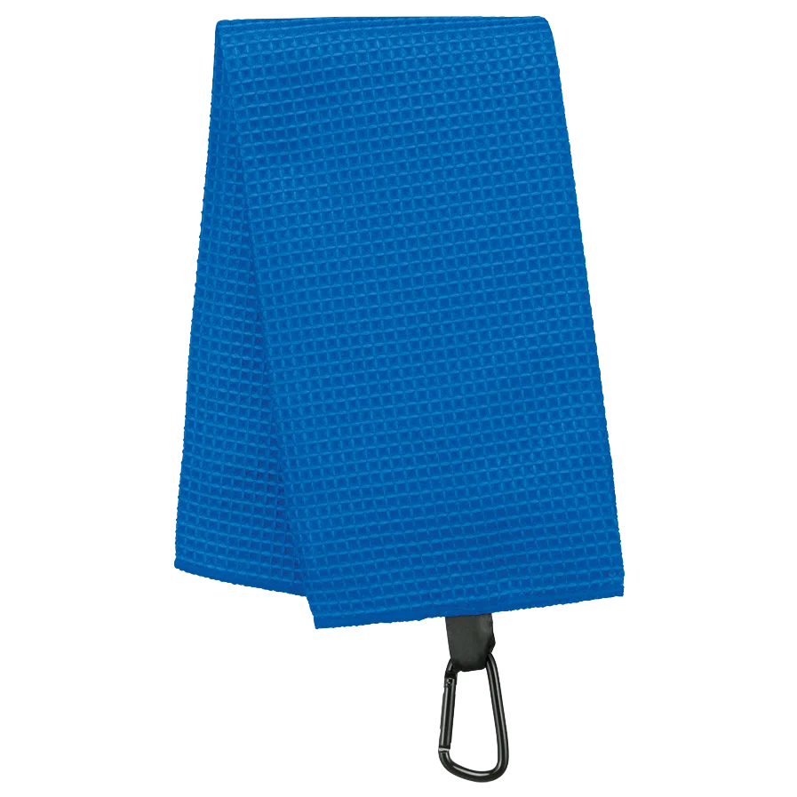 PS_PA579_LIGHTROYALBLUE - Hidalgo Golfhanddoek met honinggraatstructuur - 50 x 40 cm, light royal blue — productfoto 5