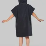 Kinderponcho met capuchon van badstof — productfoto 2