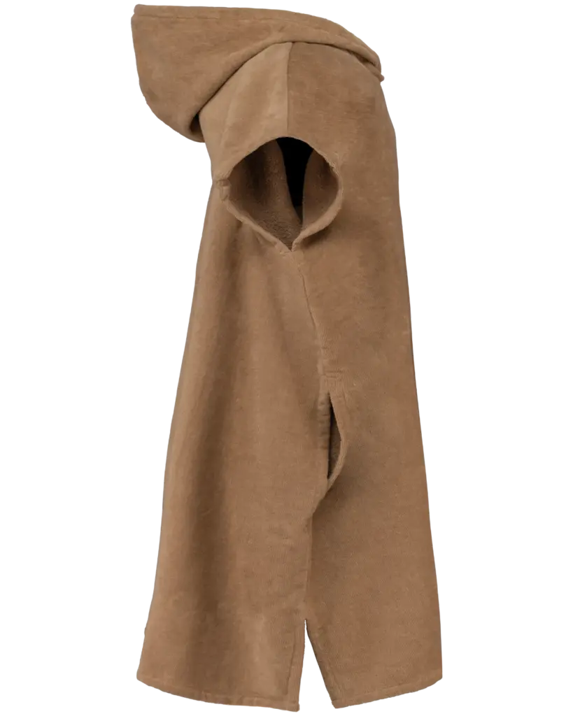 PS_PA582-S_CAMEL - Hidalgo Kinderponcho met capuchon van badstof, camel — productfoto 6