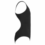 Meisjesbadpak, black