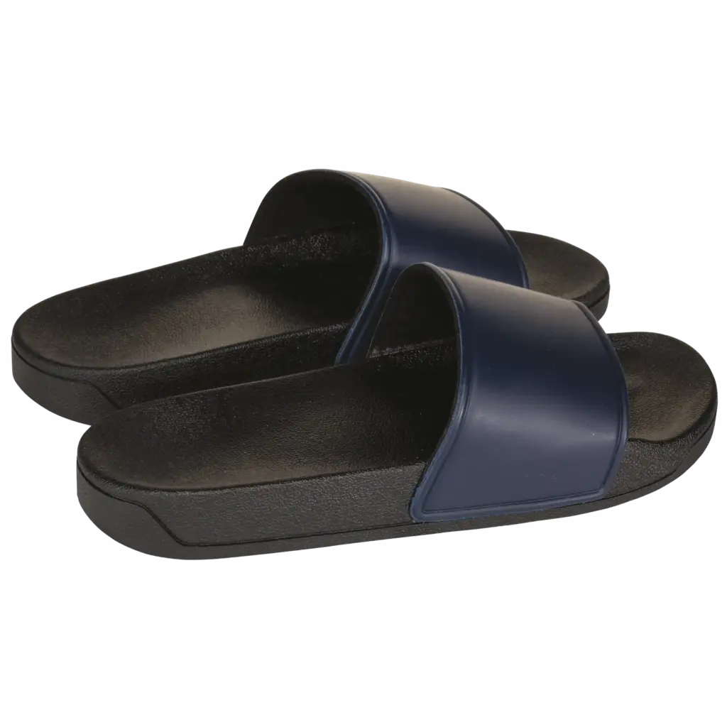 PS_PA970_BLACK-NAVY - Hidalgo Uniseks espadrilles, black / navy — productfoto 3