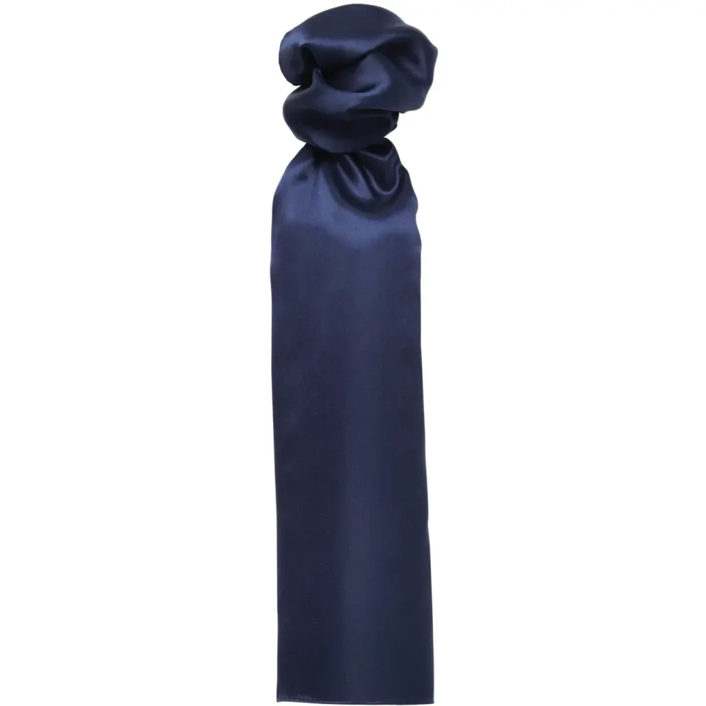 PS_PB30_NAVY - Hidalgo 'Colours' effen Business Sjaal, navy — productfoto 10