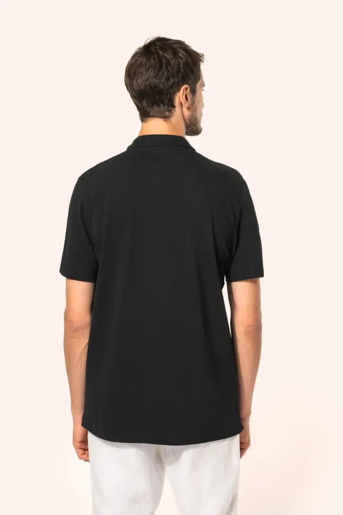 Supima® herenpolo korte mouwen — productfoto 2
