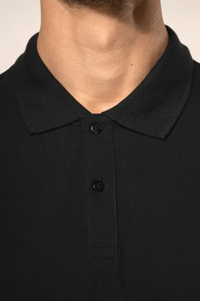 Supima® herenpolo korte mouwen — productfoto 4