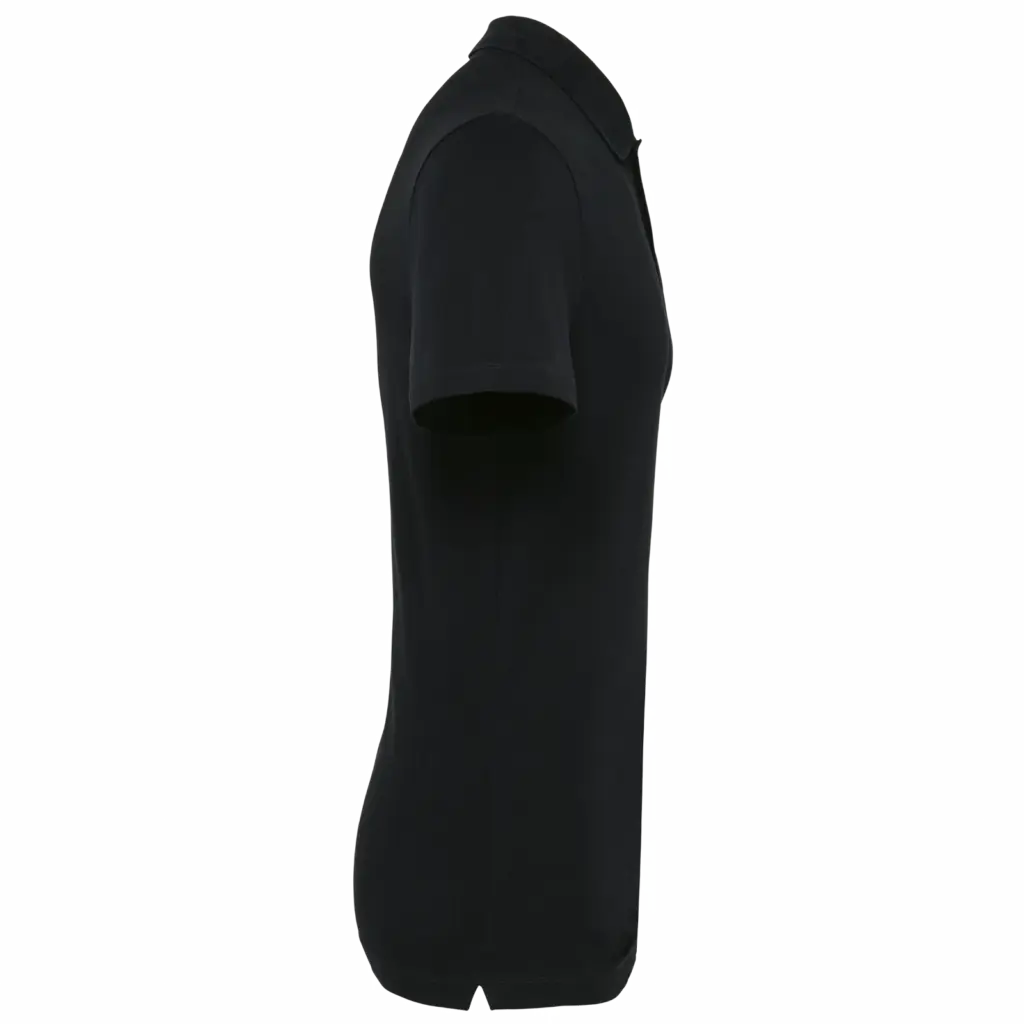 Supima® herenpolo korte mouwen, black — productfoto 5