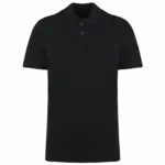 Supima® herenpolo korte mouwen, black — productfoto 6