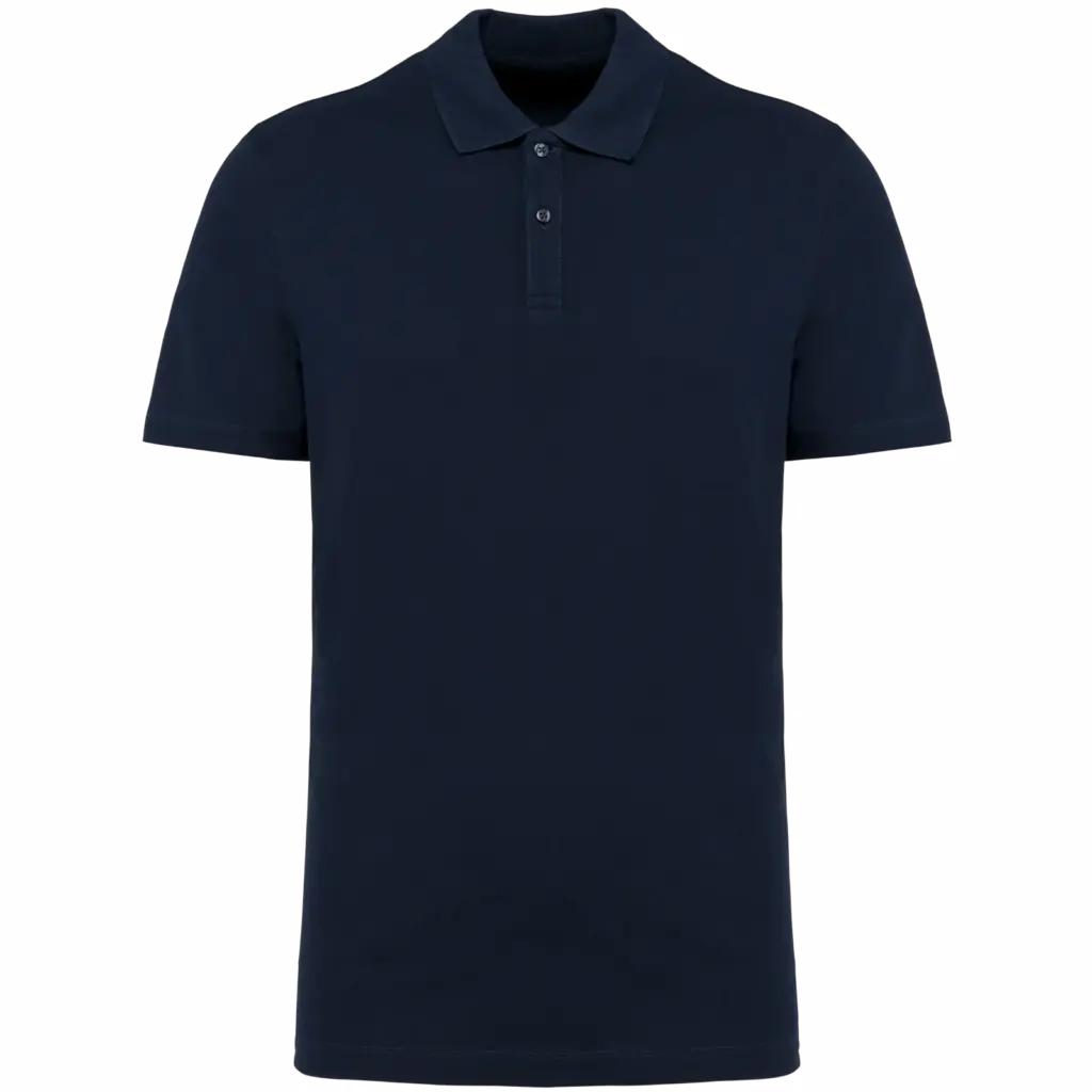 Supima® herenpolo korte mouwen, deep navy — productfoto 7