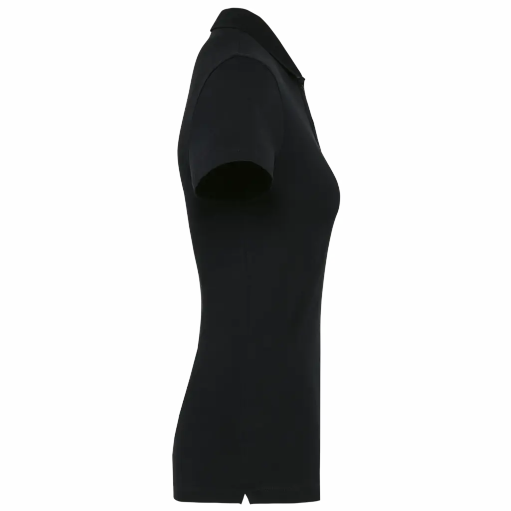 Supima® damespolo korte mouwen, black — productfoto 5