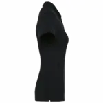 Supima® damespolo korte mouwen, black — productfoto 5