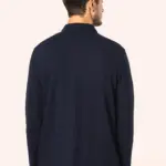 Supima® herenpolo lange mouwen — productfoto 2