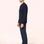 Supima® herenpolo lange mouwen — productfoto 3