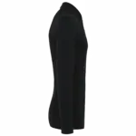 Supima® herenpolo lange mouwen, black — productfoto 5