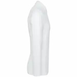 Supima® herenpolo lange mouwen, white — productfoto 7