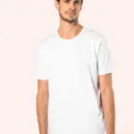 Supima® heren-T-shirt ronde hals korte mouwen