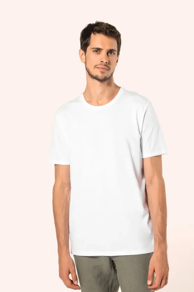 Supima® heren-T-shirt ronde hals korte mouwen