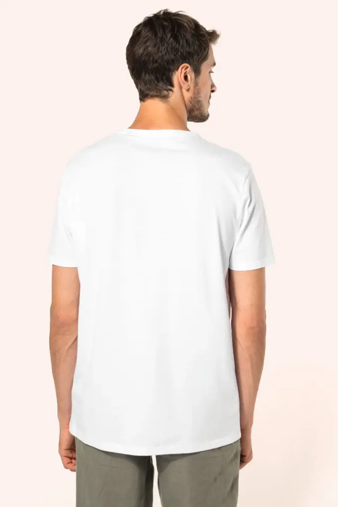 Supima® heren-T-shirt ronde hals korte mouwen — productfoto 2