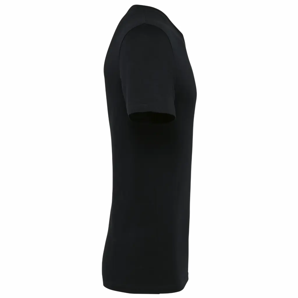 Supima® heren-T-shirt ronde hals korte mouwen, black — productfoto 5