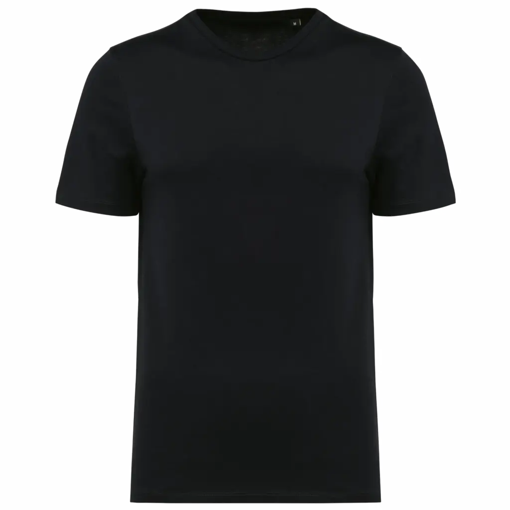Supima® heren-T-shirt ronde hals korte mouwen, black — productfoto 6