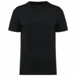 Supima® heren-T-shirt ronde hals korte mouwen, black — productfoto 6