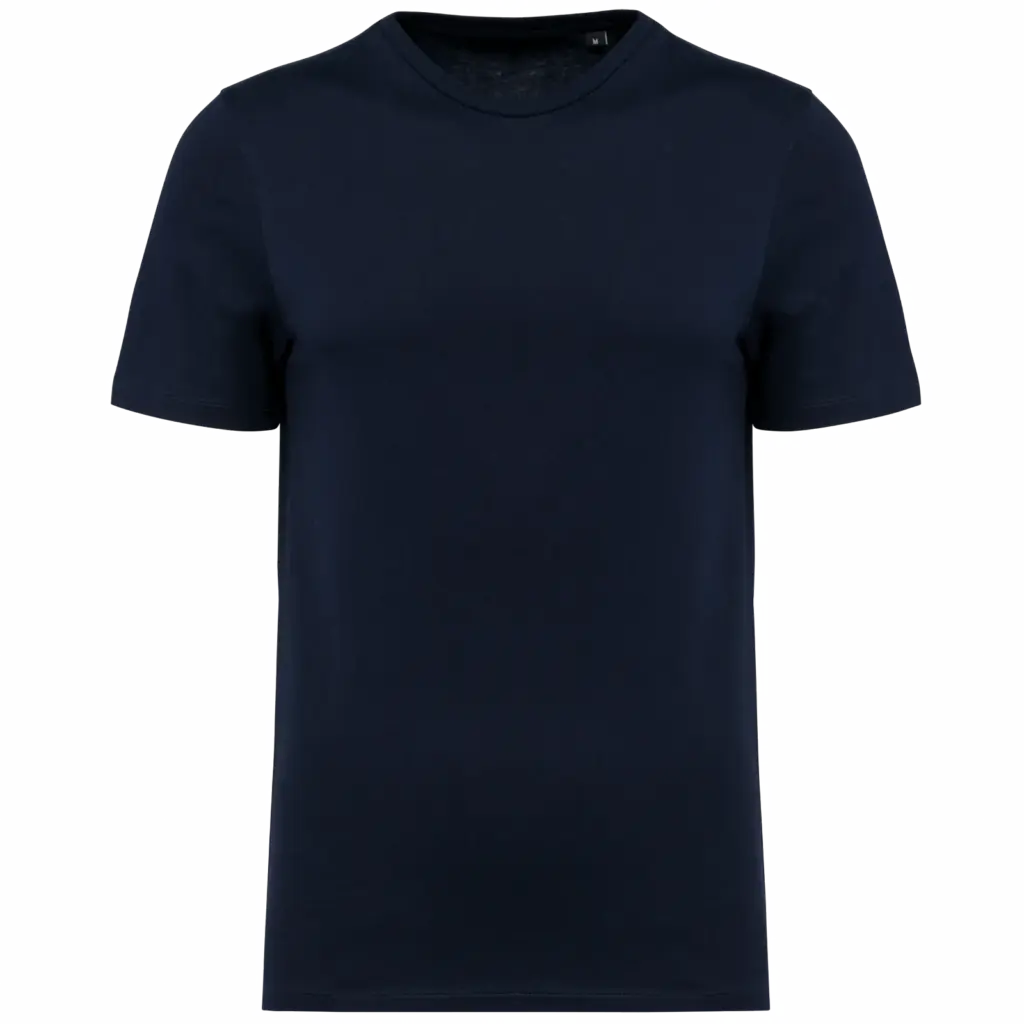 Supima® heren-T-shirt ronde hals korte mouwen, deep navy — productfoto 7
