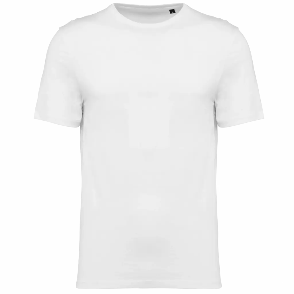 Supima® heren-T-shirt ronde hals korte mouwen, white — productfoto 8
