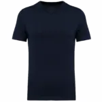 Supima® heren-T-shirt V-hals korte mouwen, deep navy — productfoto 7