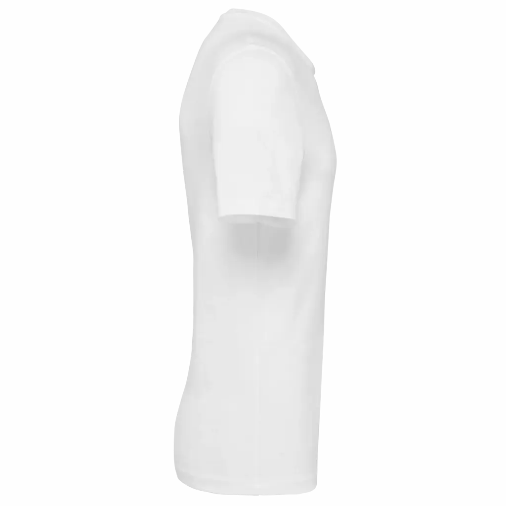 PS_PK304-S_WHITE - Hidalgo-werbeartikel Supima® heren-T-shirt V-hals korte mouwen, white — productfoto 7