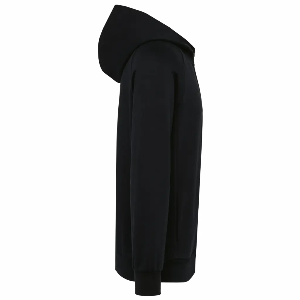 Herenjasje met rits en capuchon, black — productfoto 5