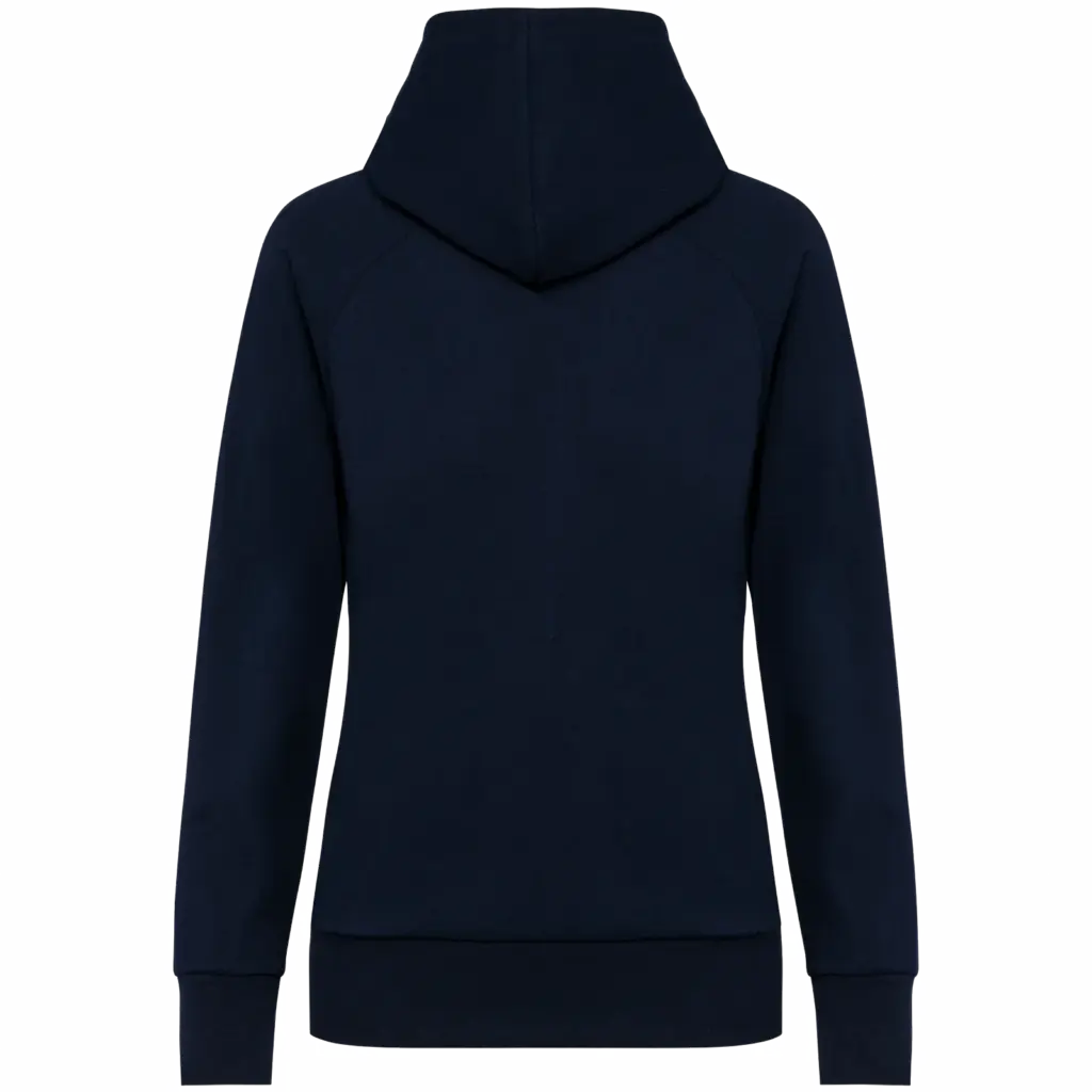 Damesjasje met rits en capuchon, deep navy — productfoto 7