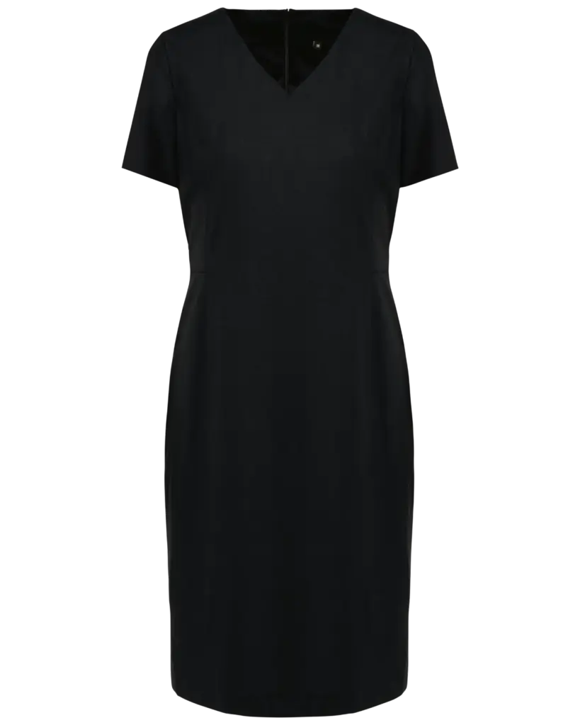 Rechte jurk, black — productfoto 6