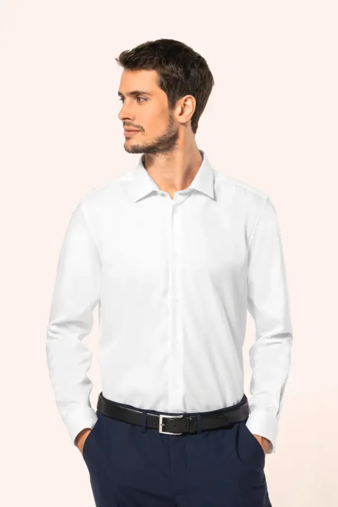 Pinpoint Oxford-herenhemd lange mouwen
