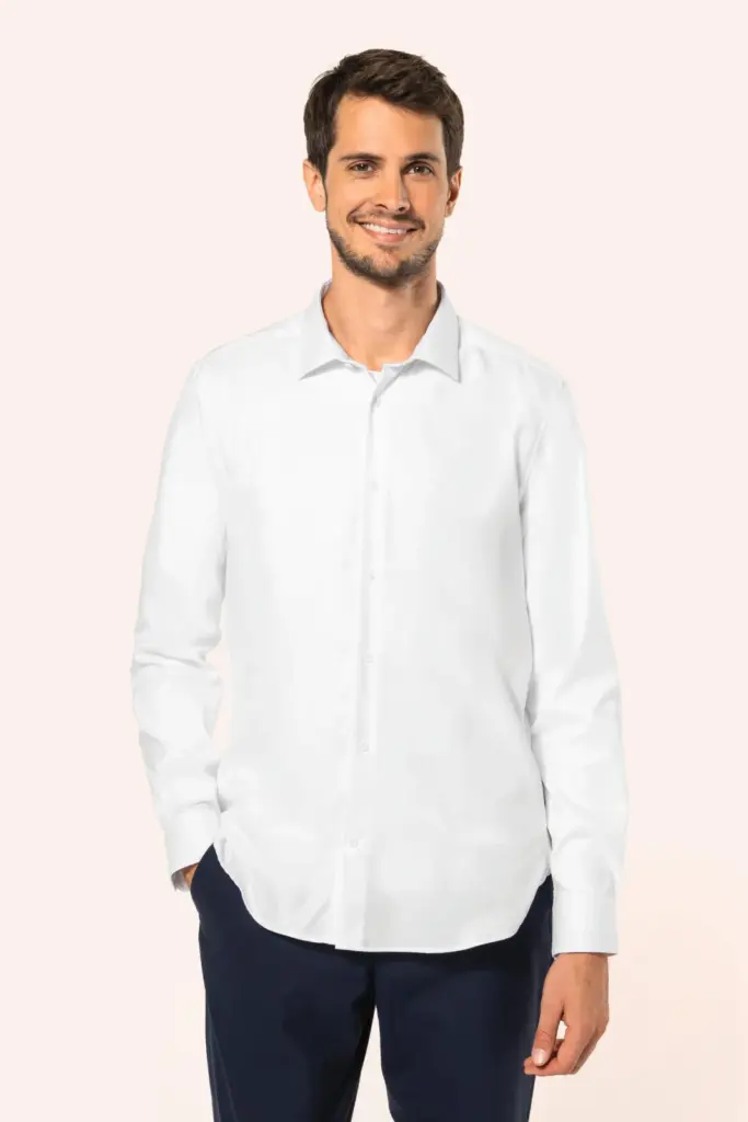 Pinpoint Oxford-herenhemd lange mouwen — productfoto 2