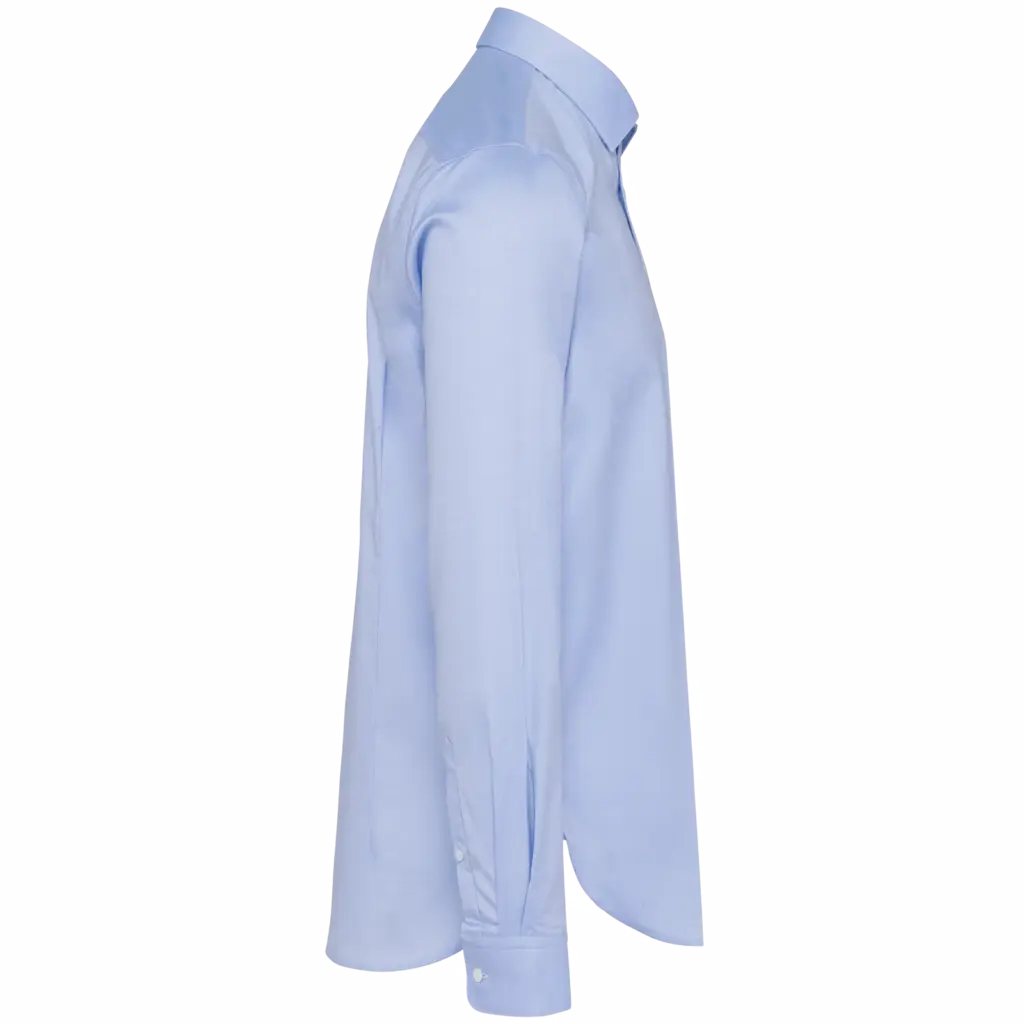 Pinpoint Oxford-herenhemd lange mouwen, essential blue — productfoto 5