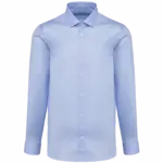 Pinpoint Oxford-herenhemd lange mouwen, essential blue — productfoto 6