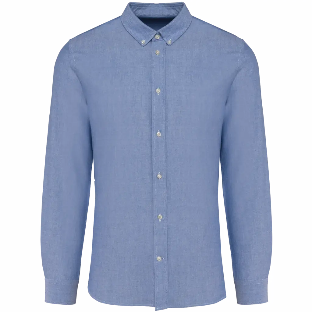 Oxford Hemd PK503 Langarm bedrucken Baumwolle S-4XL — Produktfoto 8