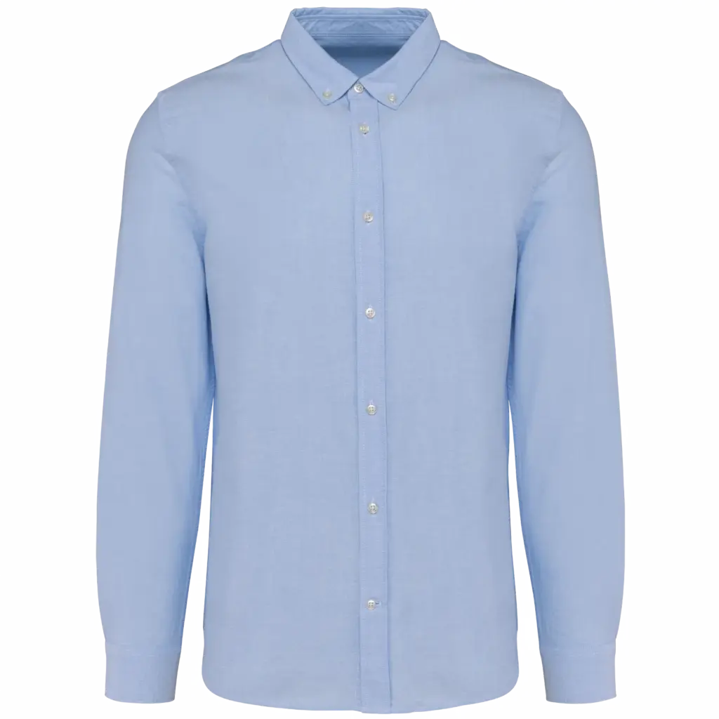 Oxford Hemd PK503 Langarm bedrucken Baumwolle S-4XL — Produktfoto 11