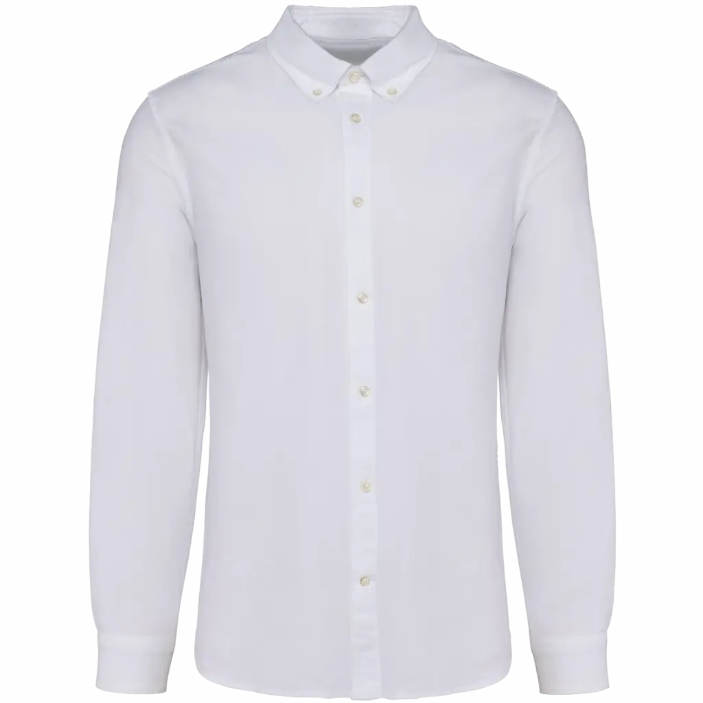 Oxford Hemd PK503 Langarm bedrucken Baumwolle S-4XL — Produktfoto 13