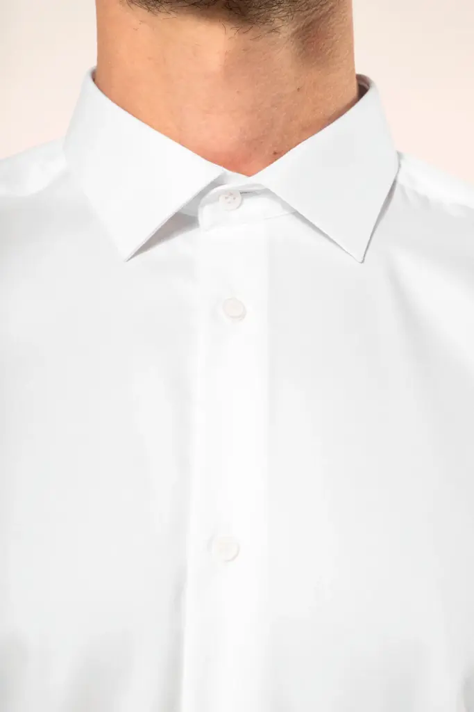 Herenoverhemd van twill met lange mouwen — productfoto 4