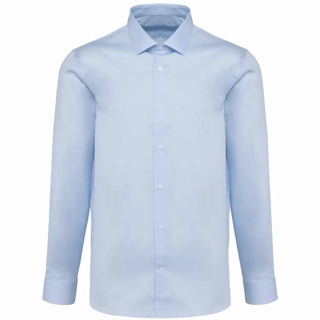 Herrenhemd PK506 Twill Langarm Bedrucken Baumwolle S-4XL — Produktfoto 6