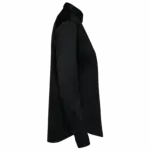 Damesoverhemd van twill met lange mouwen, black — productfoto 5