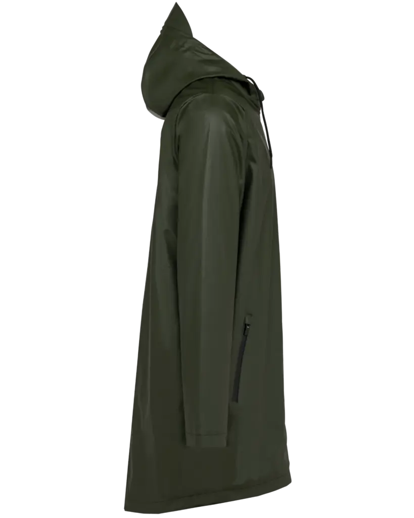 Unisex regenjas, khaki green — productfoto 7