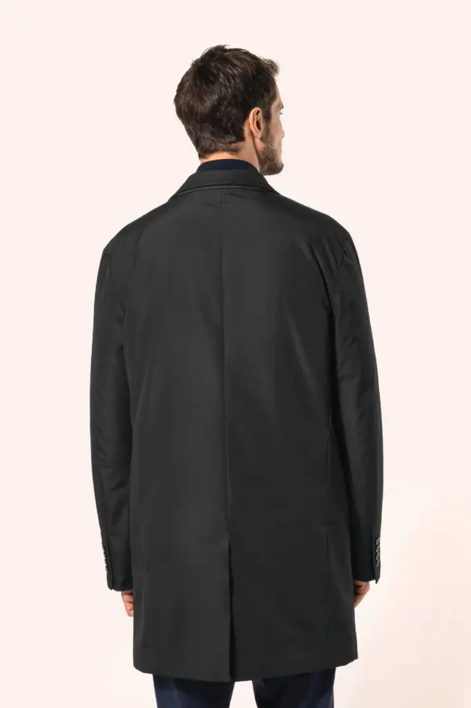 PK602-8_2026 - Hidalgo-werbeartikel Gestructureerde trenchcoat voor heren — productfoto 2