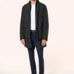 Gestructureerde trenchcoat voor heren — productfoto 3