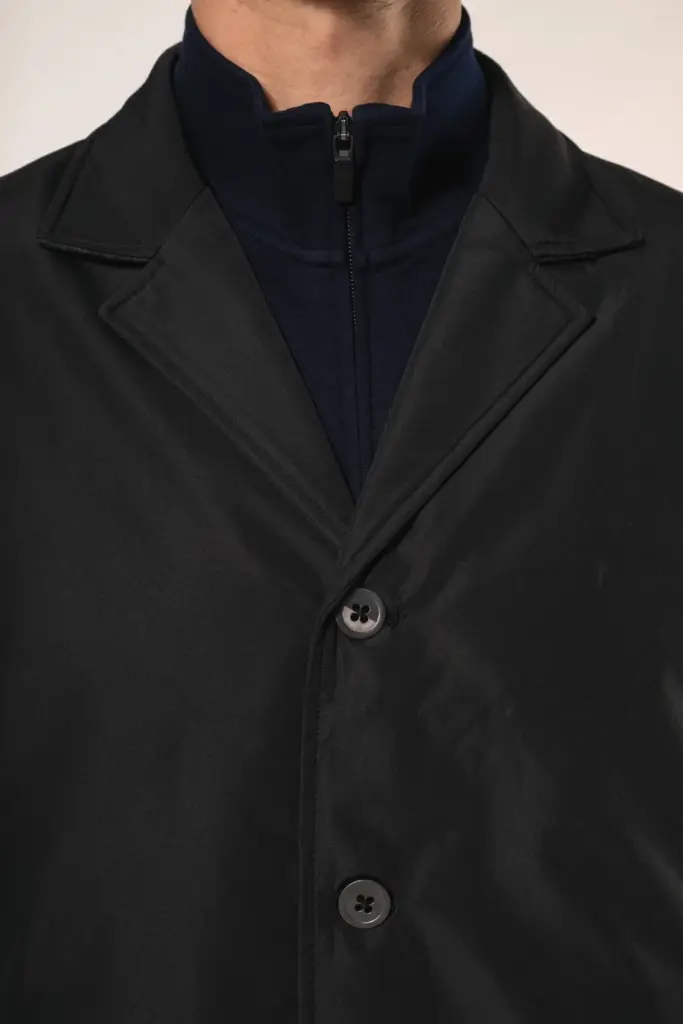 PK602-10_2026 - Hidalgo-werbeartikel Gestructureerde trenchcoat voor heren — productfoto 4