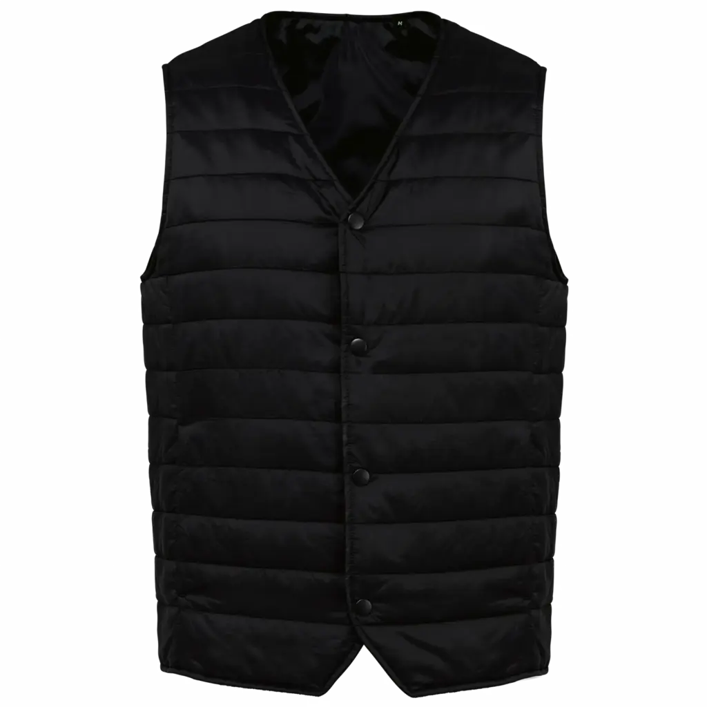Lichte bodywarmer voor heren, black — productfoto 6